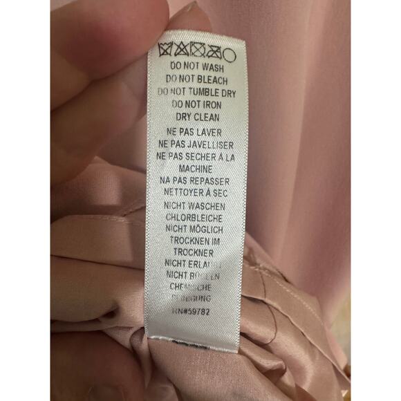 Adrianna Papell | Light Pink Sleeveless Side Ruched Sheath Dress | Size 12 - Picture 11 of 14